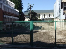 工事完了後　フェンス設置